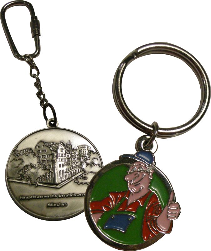 Pins and keyrings � The perfect match
