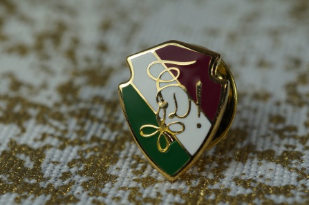 Wappen einer Studentenverbindung mit Zirkel Wappen einer Studentenverbindung mit Zirkel